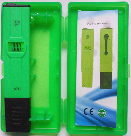 HM Digital TDS-3 Handheld TDS Meter with Carrying Case with 0 – 9990 ppm  (mg/L) Range and +/- 2% Accuracy